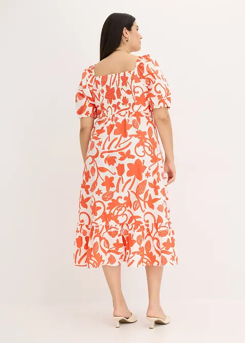 Mellanl&aring;ng kl&auml;nning i ekologisk bomull, bonprix