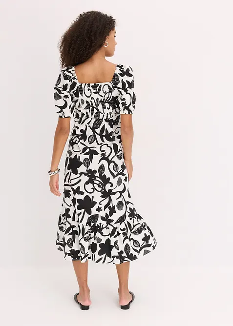 Mellanl&aring;ng kl&auml;nning i ekologisk bomull, bonprix