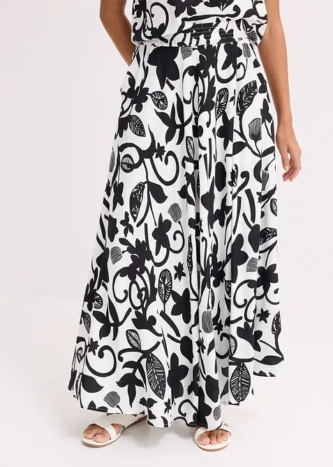 Maxikjol i följsam viskos, bonprix