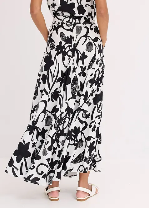 Maxikjol i följsam viskos, bonprix