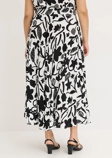 Maxikjol i följsam viskos, bonprix