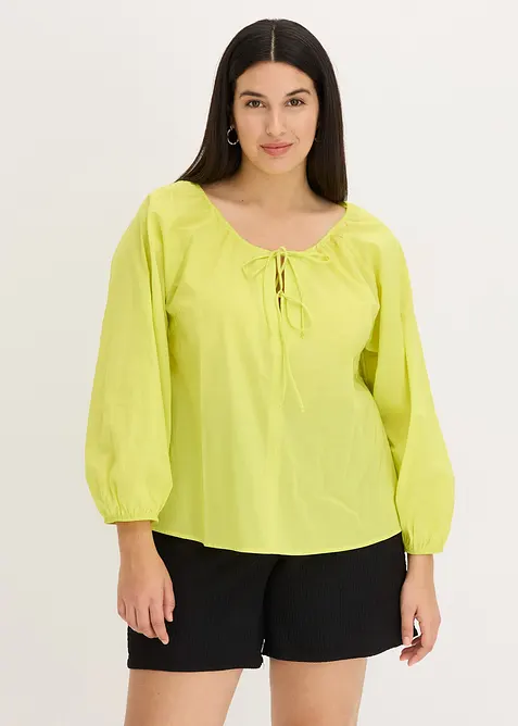 Blus i ekologisk bomull, bonprix