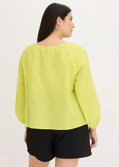 Blus i ekologisk bomull, bonprix