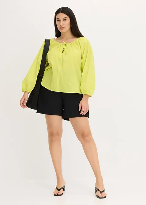 Blus i ekologisk bomull, bonprix