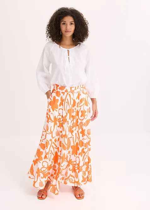 Blus i ekologisk bomull, bonprix