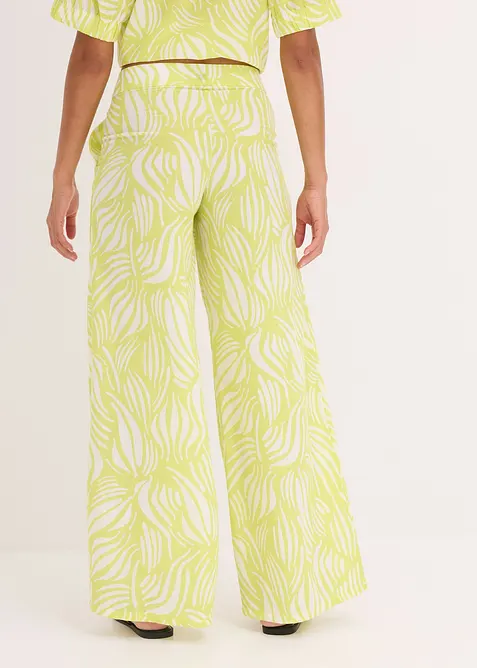 Palazzobyxa med bekväm midja, bonprix