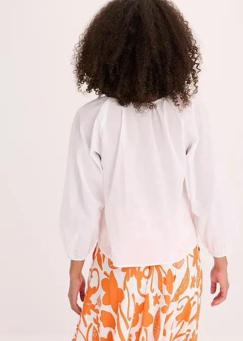 Blus i ekologisk bomull, bonprix