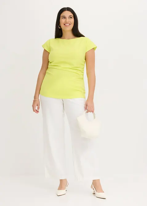 Topp i bomull med stretch, bonprix