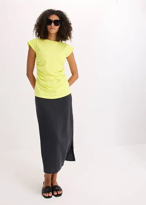 Topp i bomull med stretch, bonprix