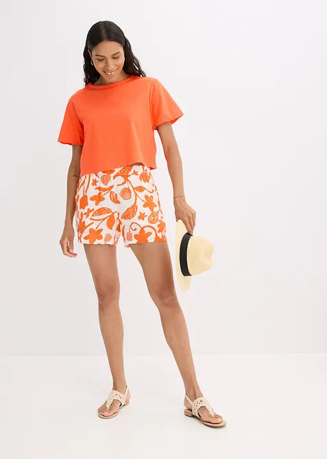 Oversizetopp i ren ekologisk bomull, bonprix