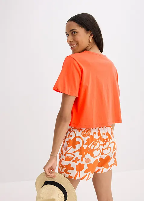 Oversizetopp i ren ekologisk bomull, bonprix