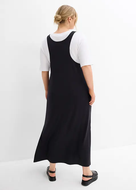 Jerseykl&auml;nning i f&ouml;ljsam viskos, bonprix