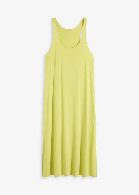 Jerseyklänning i följsam viskos, bonprix