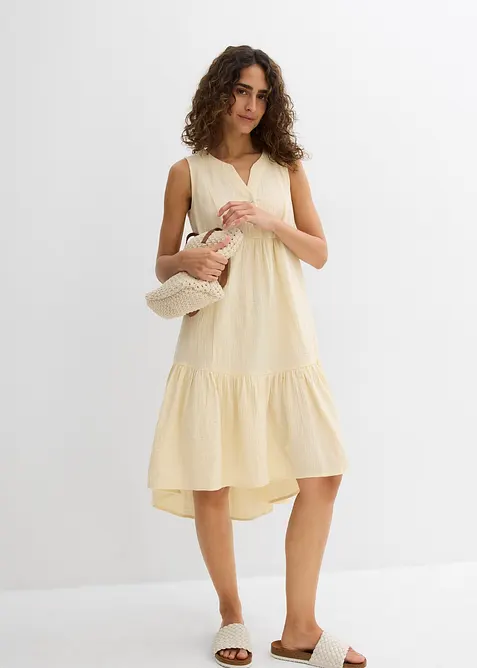 Kl&auml;nning i luftig muslin, bonprix