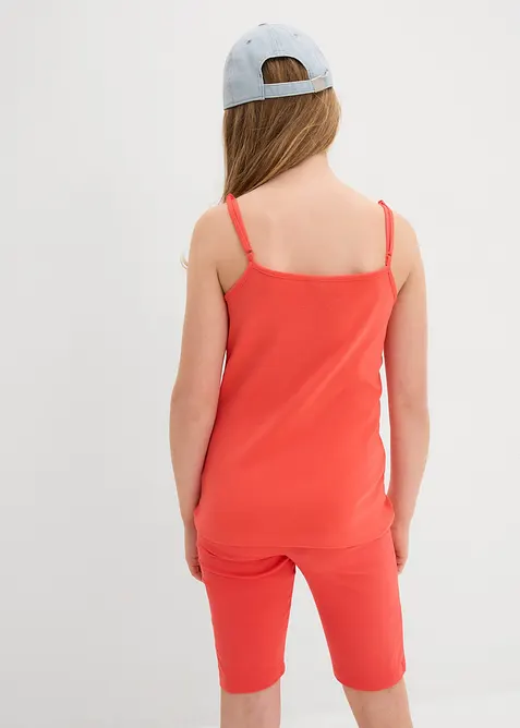 Linne för barn med smala axelband och ekologisk bomull (3-pack), bonprix