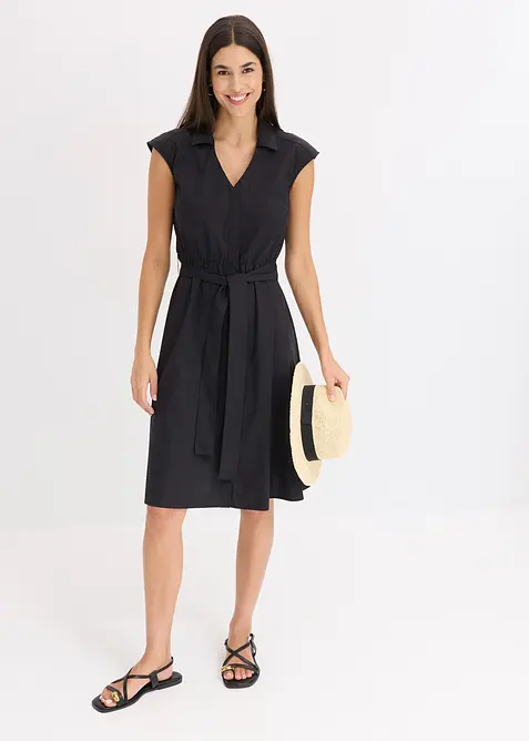 Blusklänning med knytskärp, bonprix