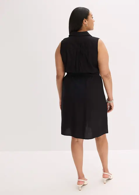 Skjortkl&auml;nning av viskos, bonprix