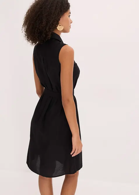 Skjortklänning av viskos, bonprix