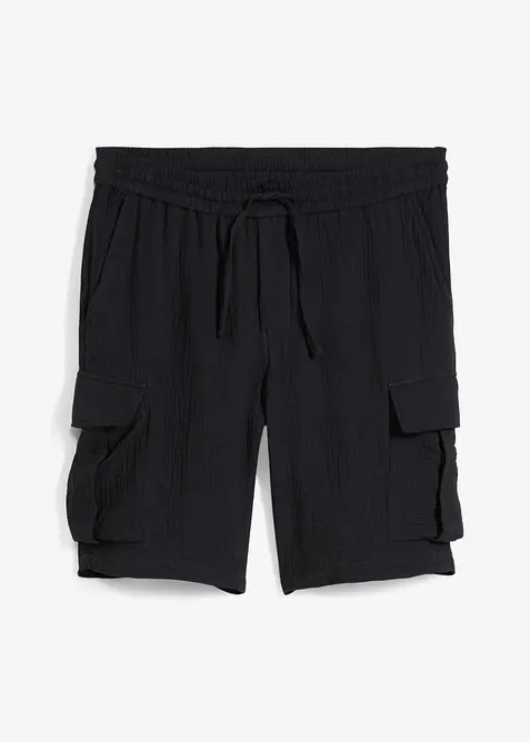 Bermudas i luftig muslin, Regular Fit, bonprix