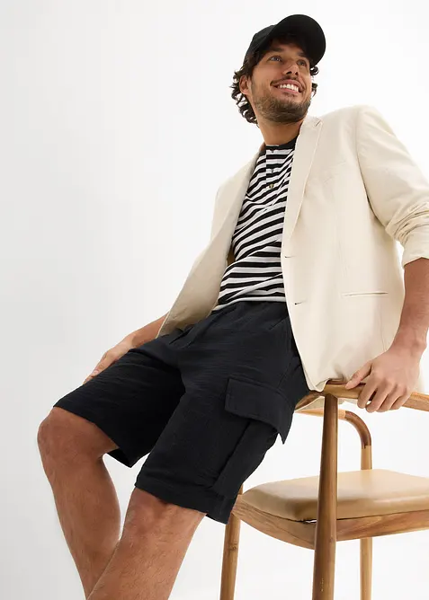 Bermudas i luftig muslin, Regular Fit, bonprix