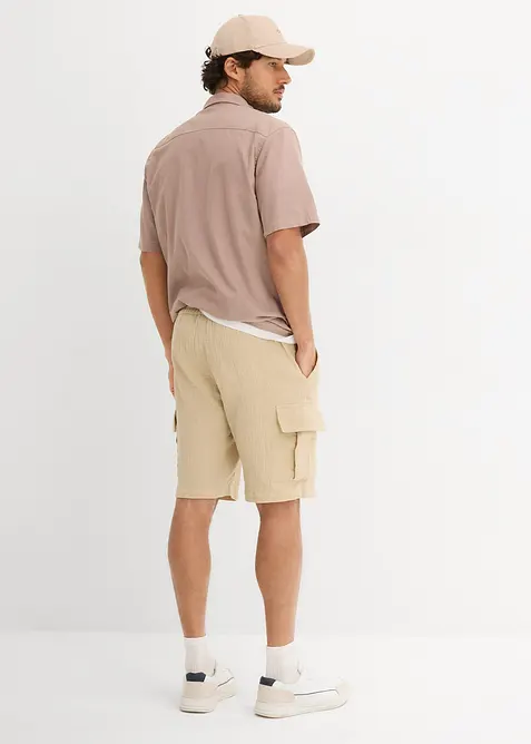 Bermudas i luftig muslin, Regular Fit, bonprix