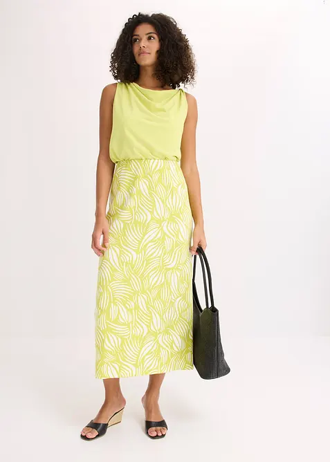 Jerseykjol av stretchigt bomullsmaterial, bonprix