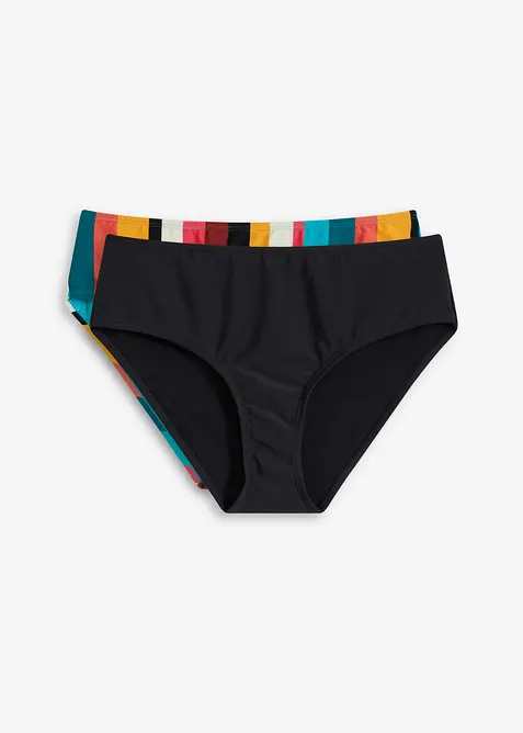 Bikinibyxa med lätt formande effekt (2-pack), bonprix