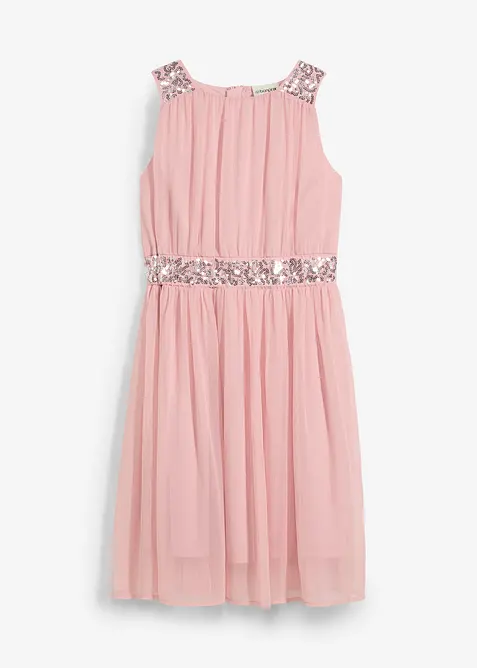 Chiffongkl&auml;nning med paljettband, bonprix