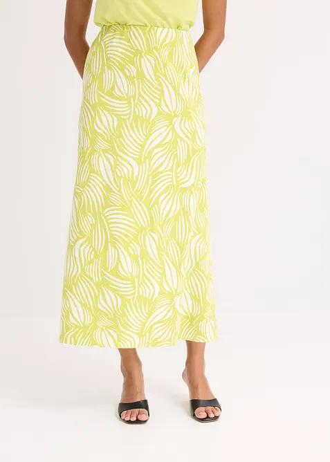 Jerseykjol av stretchigt bomullsmaterial, bonprix