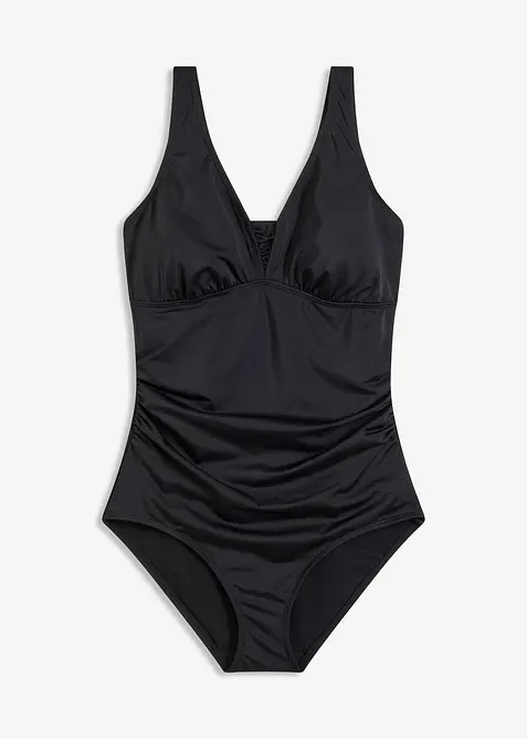 Baddr&auml;kt med medelh&ouml;g, formande effekt och breda axelband, bonprix