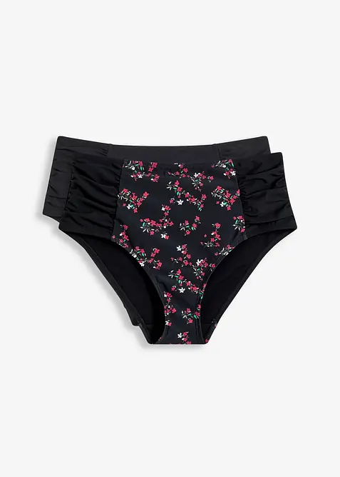 Bikinibyxa i återvunnen polyamid med kraftigt formande effekt (2-pack), bonprix