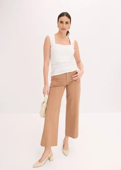 Linne med kantig ringning, bonprix