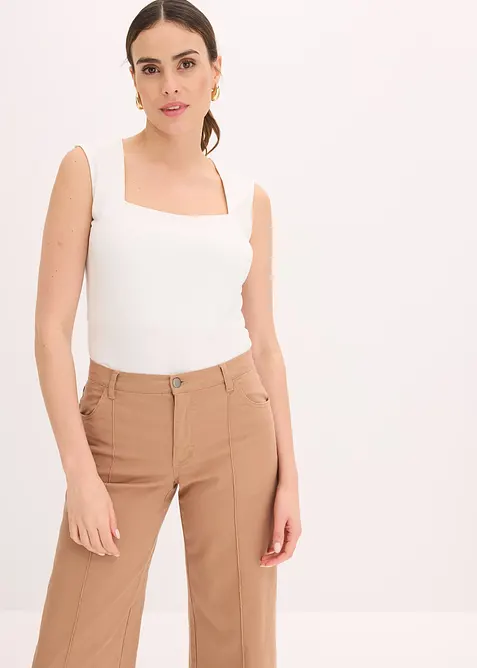 Linne med kantig ringning, bonprix