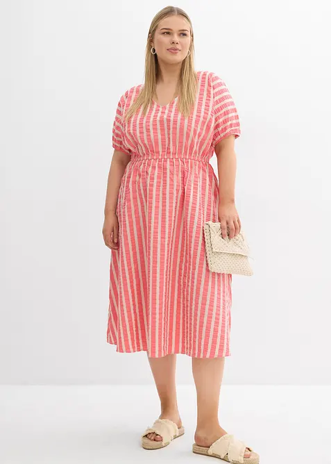 Kl&auml;nning i ren bomull, bonprix