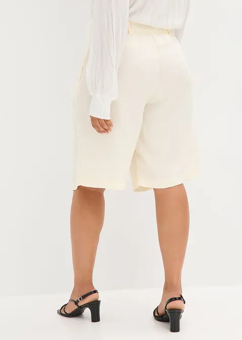 Bermudas i böljande lyocellmix, bonprix