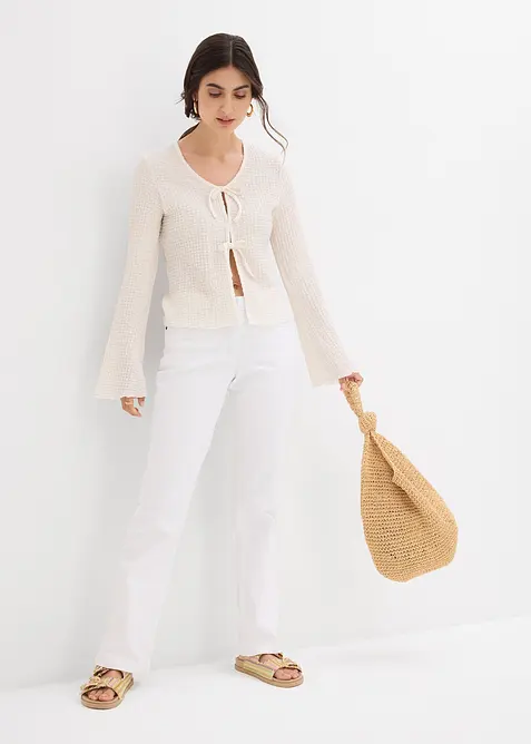 Straight Stretch Jeans Mid Waist, bonprix