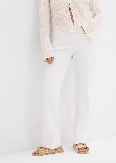 Straight Stretch Jeans Mid Waist, bonprix