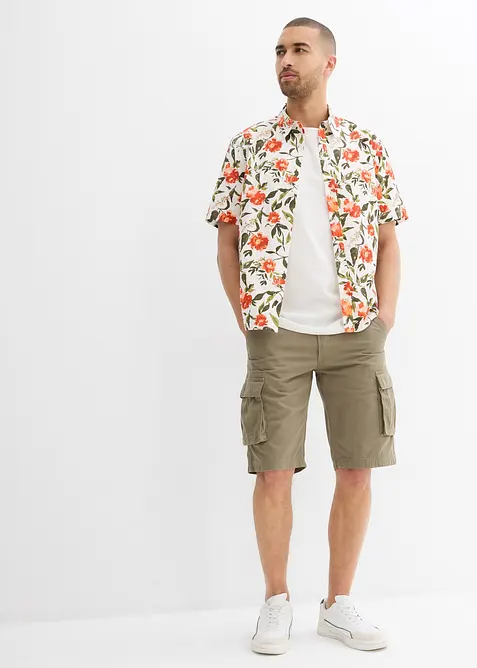 Cargoshorts av ren bomull, Relaxed Fit, bonprix