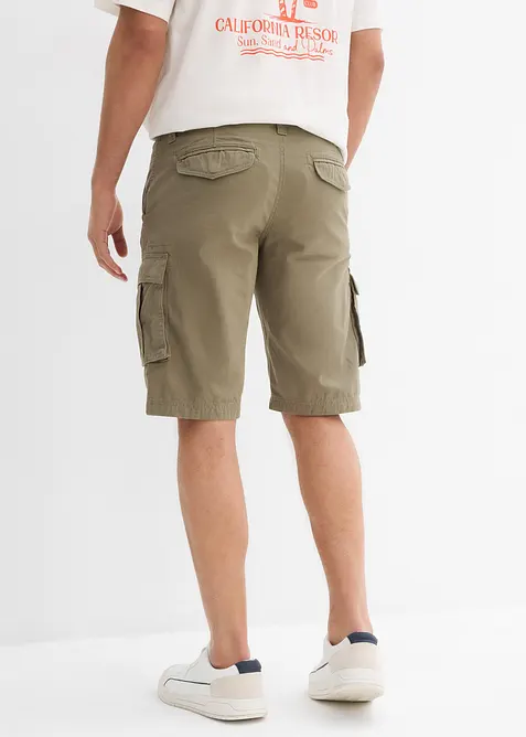 Cargoshorts av ren bomull, Relaxed Fit, bonprix