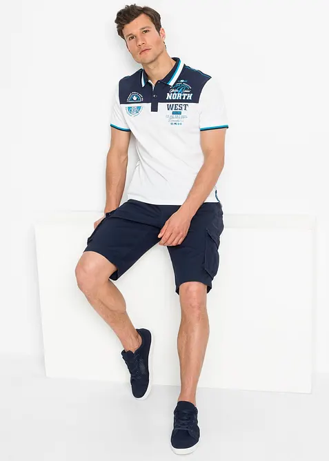 Cargoshorts av ren bomull, Relaxed Fit, bonprix