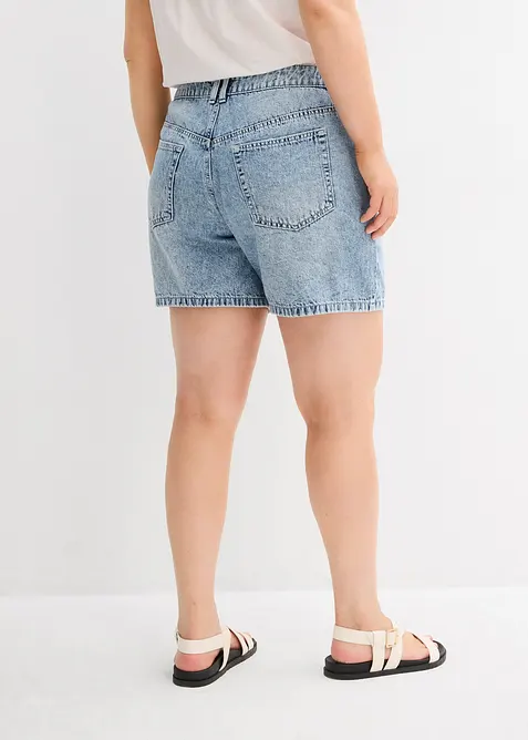 Jeansshorts Mid Waist, Low Stretch, bonprix