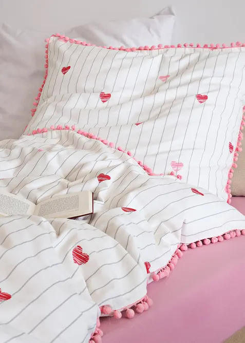 Påslakanset med pompoms, bonprix