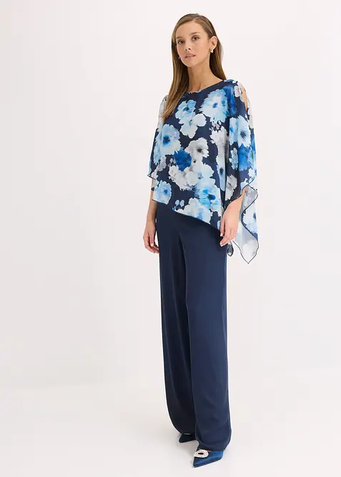 Jumpsuit med vid överdel, bonprix