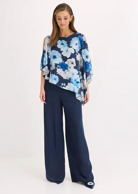 Jumpsuit med vid överdel, bonprix