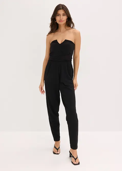 Jumpsuit med bustieröverdel och knytdetalj, bonprix