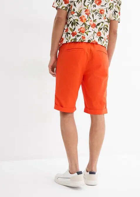 Dra på-bermudas i linneblandning, normal passform, bonprix