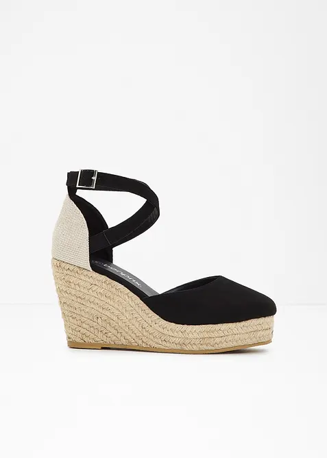 Sandalett med kilklack, bonprix