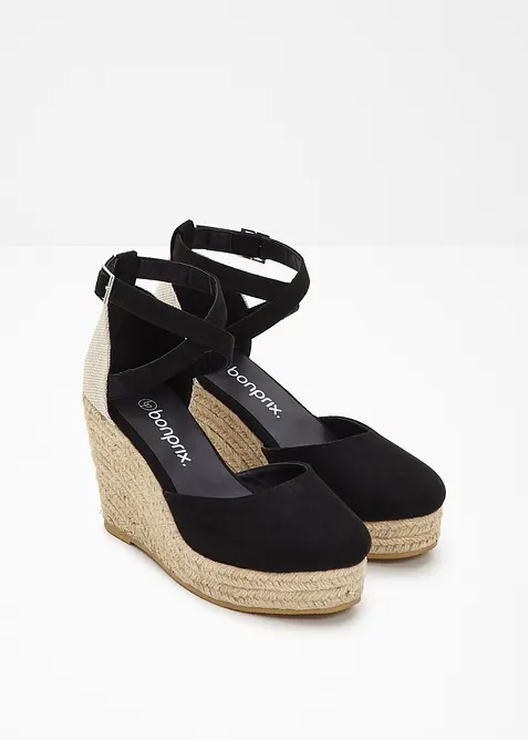 Sandalett med kilklack, bonprix