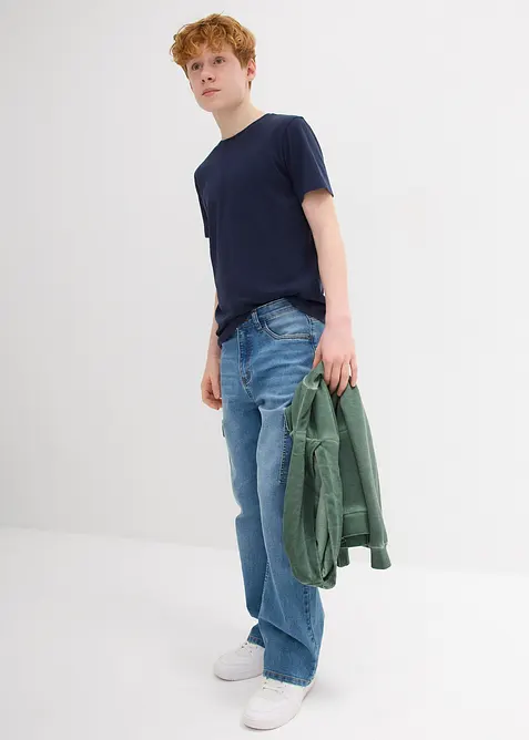 T-shirt av ren bomull (3-pack), bonprix