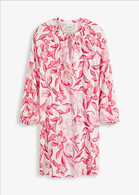 Mönstrad tunika av viskos med mjukt fall, bonprix